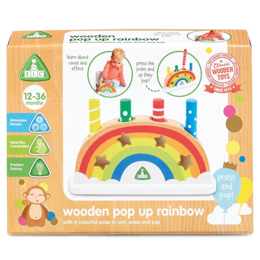 Toys Early Learning Centre | Wooden Pop Up Rainbow