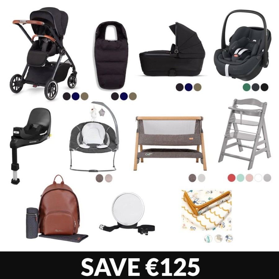 Pushchairs Silver Cross | Reef Newborn Bundle Maxi Cosi Pebble 360 Pro