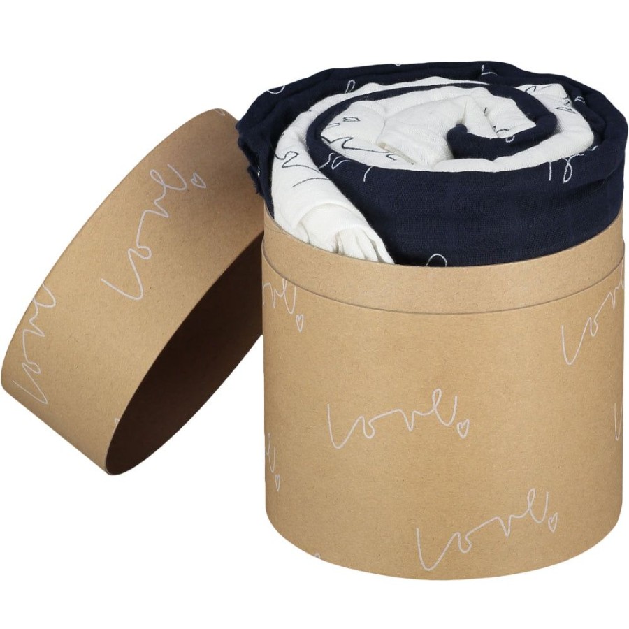 Clothing & Gifts From Babies with Love | Love Muslin Tub (Set Of 2)