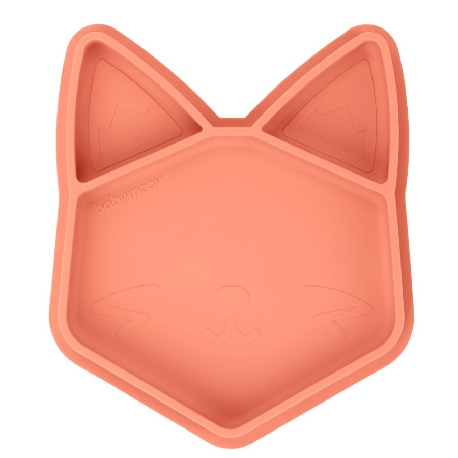 Feeding & Safety Babymoov | Silicone Isy Plate - Fox