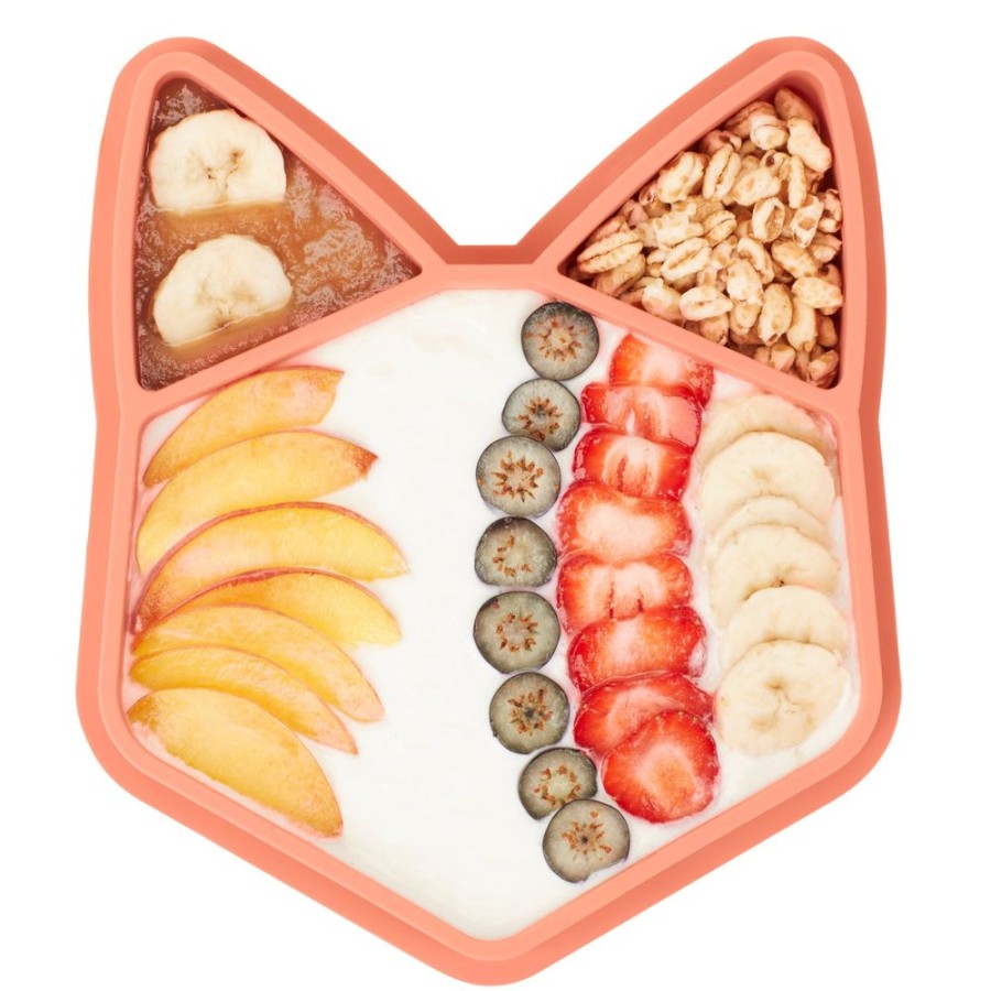 Feeding & Safety Babymoov | Silicone Isy Plate - Fox